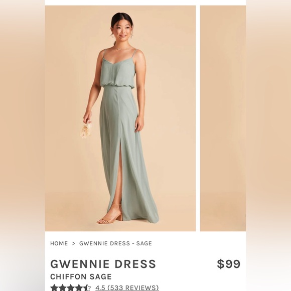 Birdy Grey Dresses Birdy Grey Sage Green Bridesmaid Dress Never